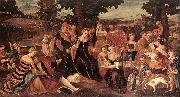BONIFACIO VERONESE The Finding of Moses  dghgh USA oil painting reproduction